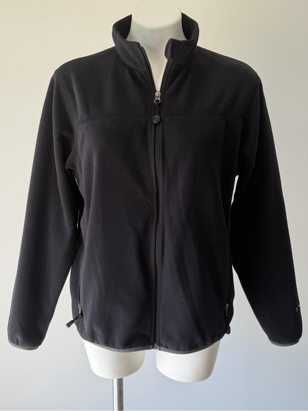 L.L. Bean Women’s Black Full-Zip Performance Fleece Jacket